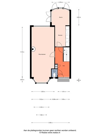 Floorplan - Oude Bocht 25, 3752 DE Bunschoten-Spakenburg